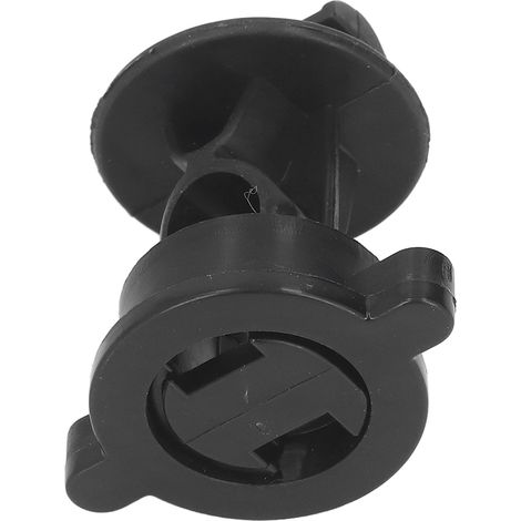 100 pièces Isolants ABS 55mm Longueur 48mm Largeur Type Boulon pour Clôture Électrique Agricole Jardin Noir
