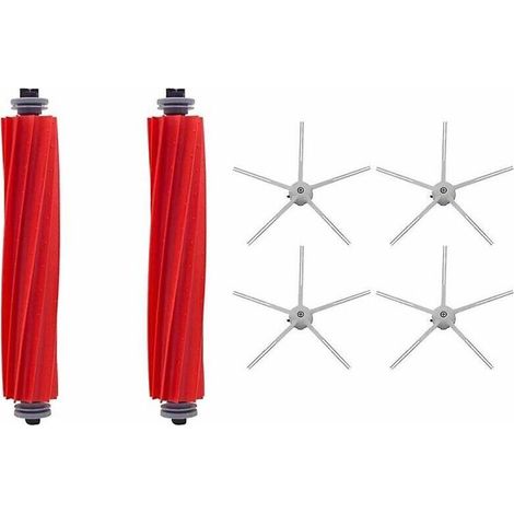 Accessoires de balayeuse 2 pièces brosse principale 4 pièces brosse latérale pour pierre T7s Plus/s7 (1/5)
