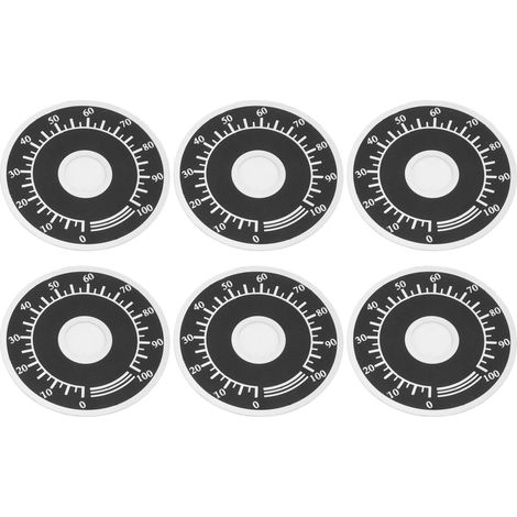 200-teilige Aluminium-Graduierungsscheibe, 0-100-Rundskala BEMKDP, Potentiometerskala, Messplatte (1/5)