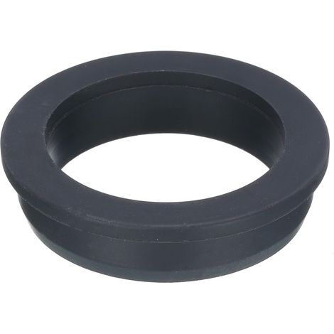 Support D'Œillet En Caoutchouc de Type T Dia 61.3mm ID 49mm Noir (1/5)