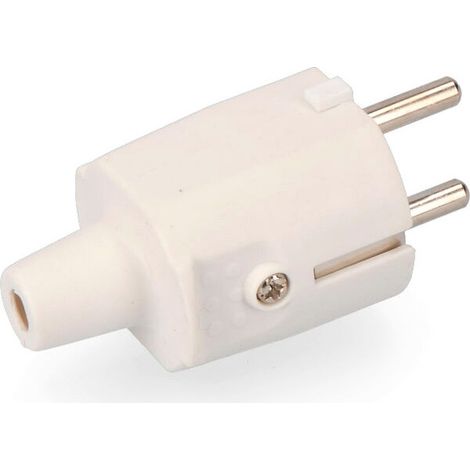 Bouchon en caoutchouc 10/16a 250 vt/tl ip44 4,8 mm edm emballé blanc (1/3)