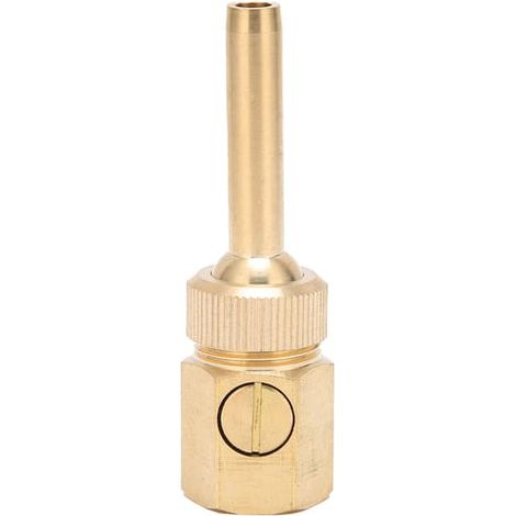 Buse de fontaine à filetage interne, tête de jet d'eau réglable en laiton avec vanne pour bassin 1/2 20 mm (1/5)