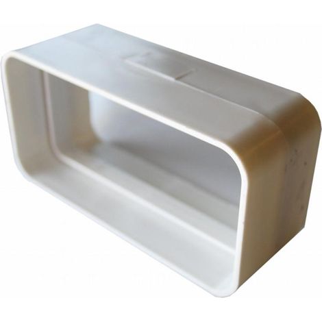 FPLUS empalme rectangular 110x55 , Empalme para tubo rectangular de salida de humos 110x55