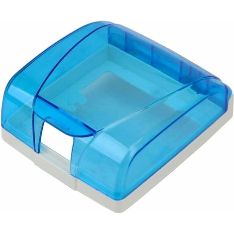 Dispositif de protection pour sonnette, étanche, couvercle étanche, boîtier anti-éclaboussures, accessoire ménager, 1 pièce (couleur : bleu)