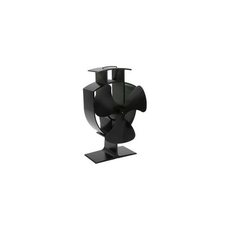 Ventilateur de cheminée, transfert de chaleur efficace, 3 pales, circulation d'air chaud améliorée, résistant aux hautes températures, dispositif de sécurité pour poêle à granulés