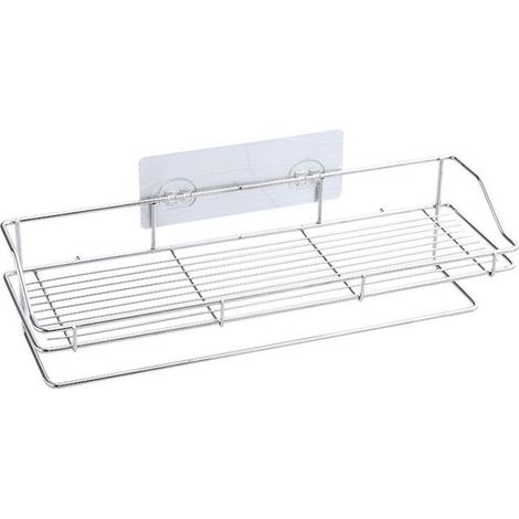 Étagère porte-serviettes murale en métal étanche, en acier inoxydable, multifonctionnelle et flottante. (1/5)
