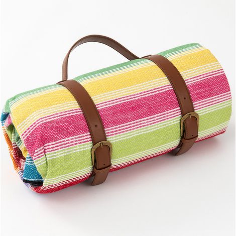 QAZQA Couverture de Pique-nique Portable Imperméable 150 x 200 cm,Tapis Sable de Plage,Tapis de Plage Léger Tapis de Picnic Lavable pour Camping, Plage, Jardin, Parc, BBQ, Randonnée, Coloré2