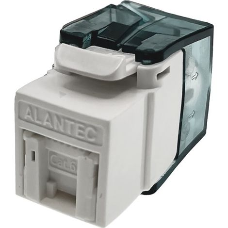 Módulo Keystone RJ45 sin herramientas UTP cat.6A Alantec Plus - Prueba de calidad Intertek (EE. UU.) - Parámetros de transmisión mejorados