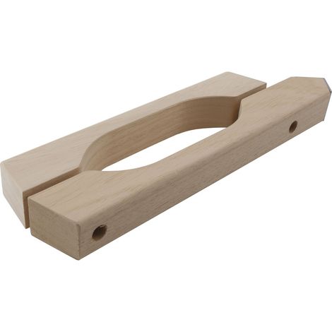 DORMAKABA Saunabeschlag-Holzgriffset Abachi-Holz (13.005) (1/3)