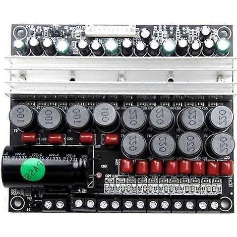 Carte d'amplificateur 5.1 canaux, carte d'amplificateur de puissance numérique 6 canaux, 12-24 V CC, 4 x 50 W, 2 x 100 W, amplificateur de subwoofer à monter soi-même (1/5)