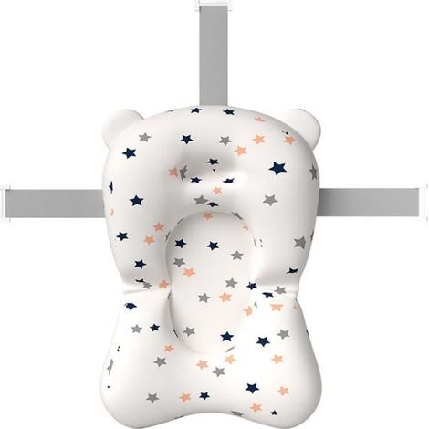 Tapis de Bain Antiderapant pour Bébé Douche, Coussin de bain pour bébé, siège de bain pour nouveau-né (1/4)