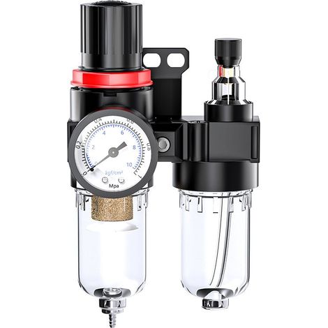 1/4 "séparateur D'eau D'huile, 0.05-1MPa Séparateur D'eau D'air Comprimé, Compresseur de Déshumidificateur de Régulateur de Filtre à Air (1/5)