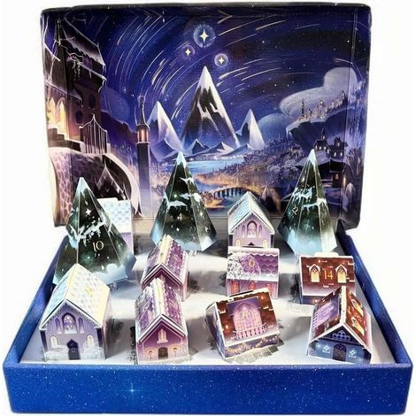 Calendrier de l'Avent 2025, calendrier de l'Avent de Noël de 12 jours, avec bijoux, papeterie et gadgets Calendrier de l'Avent 2025, cadeaux de Noël pour adultes et enfants (1/4)