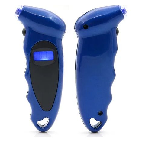 Manomètre numérique de pression des pneus avec écran LCD, testeur de pression des pneus pour voiture, camion, moto ou vélo (OBD). Compatible OBD.