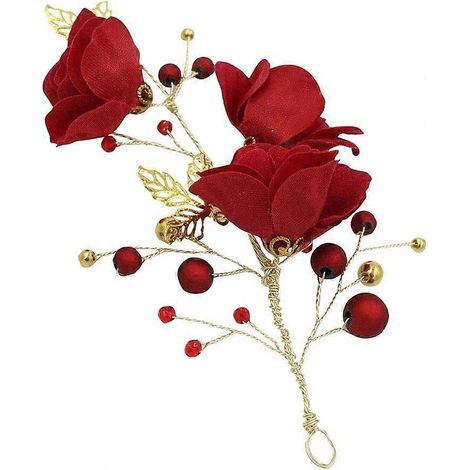 Haaraccessoires: Blumenstirnbänder für Mädchen und Blumen-Hochzeitstiaras, perfekt für Hochzeitsfeiern und andere besondere Anlässe. (1/4)