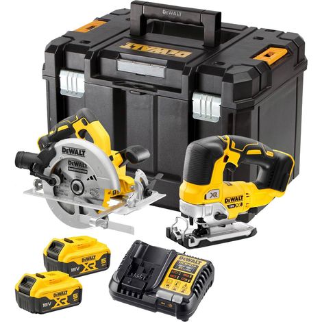 DeWalt DCK2012P2T 18v XR Cordless Brushless DCS334N Jigsaw DCS570N Circular Saw (1/5)