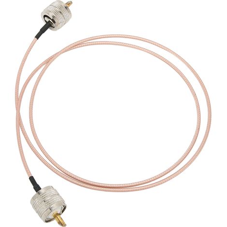 Câble de raccordement coaxial PL-259 à faibles pertes, stable et facile à utiliser, pour antennes à connecteur PL259 (1/5)