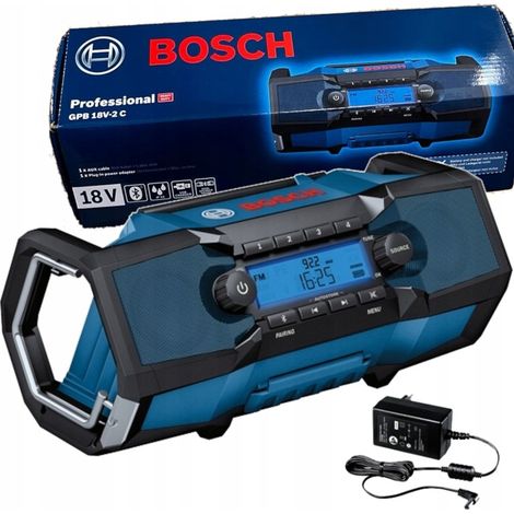 BAURADIO 230V / 18V GPB 18V-2 C BLUETOOTH FM BOSCH