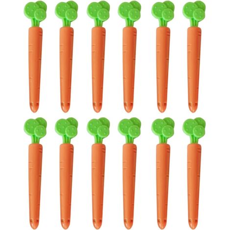 BETOOKY Pince de fermeture créative en forme carotte avec aimant (1/5)