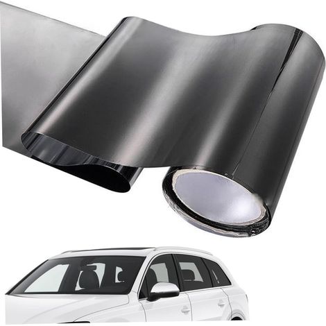 Film pare-soleil anti-reflets pour pare-brise de voiture, autocollant 20 x 150 cm, protection UV (1/2)