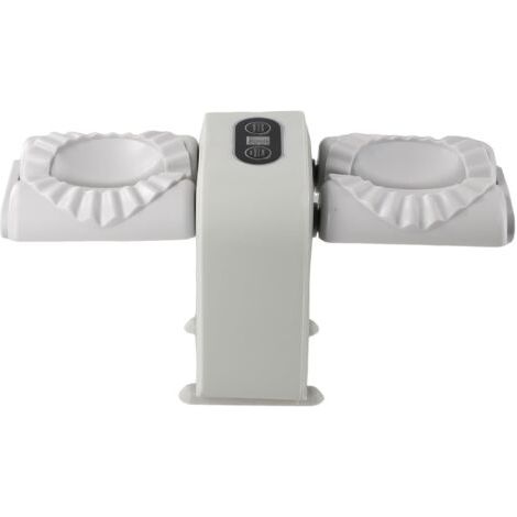 Machine à raviolis électrique, un outil indispensable pour les amateurs de cuisine asiatique, machine à raviolis électrique, presse domestique automatique (grise) (1/4)