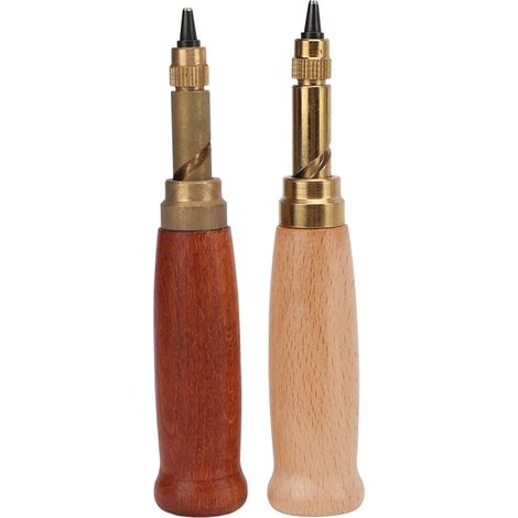 Perforatrice automatique pour ceintures, perforatrice pour ceintures à têtes interchangeables, perforatrice pour cuir à faire soi-même, perforatrice rotative, ensemble de 6 perforatrices pour ceinture (1/5)