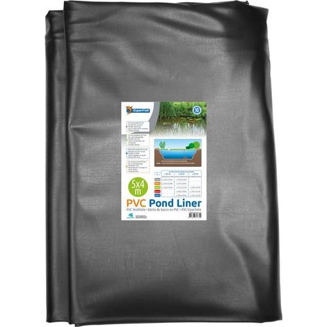 Bâche liner PVC pour bassin épaisseur 0,5 mm 5 x 4 m