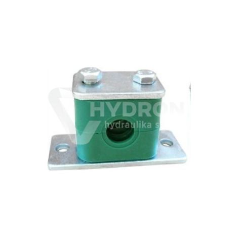 Soporte individual para abrazaderas de tuberías hidráulicas de 14 mm