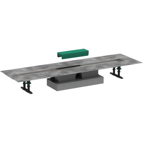 Set completo para instalación plana desagüe lineal uBox Universal - HANSGROHE Longitud: 900 mm