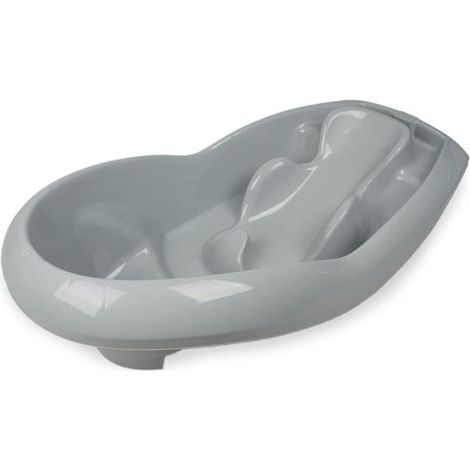 Thermobaby Lagon baignoire bébé gris avec siège intégré (1/5)