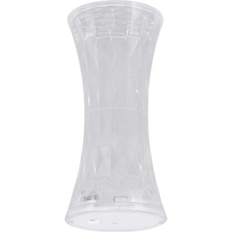 Lampe de chevet mini en cristal transparent moderne, protection des yeux, jaune (1/5)