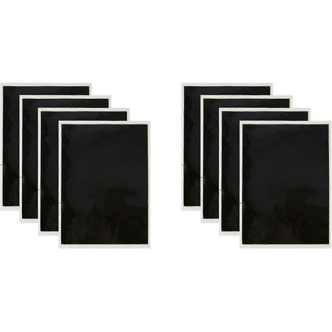 8 Blatt schwarzes Markierungspapier für Lasergravur, 39 x 27 cm, progressives Dämpfungs-Gravurtestpapier, für Glas, Metall und Keramik. (1/5)