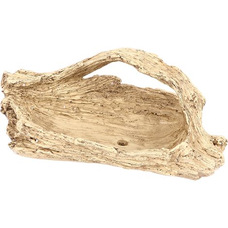 Cachet de succulentes en bois flotté artificiel résine pour rebord de fenêtre table basse bureau (1/5)