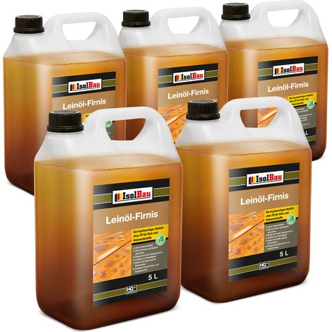 IsolBau Olio di Semi di Lino Leinöl Firnis 25L