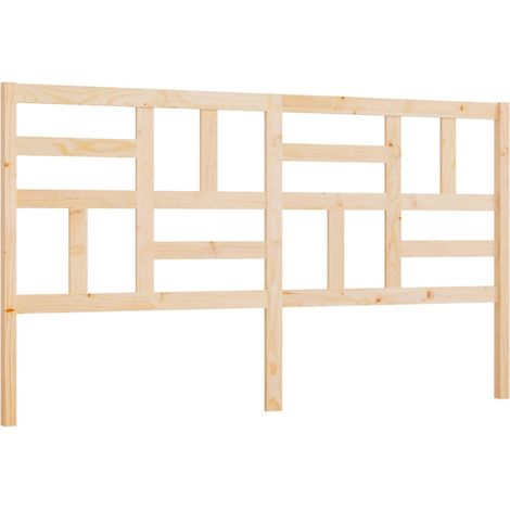 Maison Exclusive - Testiera per Letto 186x4x100 cm in Legno Massello di Pino