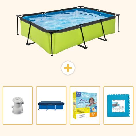 Exit-toys Piscine Exit Rectangulaire - 300x200x65 cm - 5-pièces S276 (1/5)