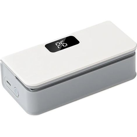 (Blanc) Mini machine de thermoscellage de sacs en plastique, machine de scellage de sacs d'emballage portable rechargeable par USB (1/5)