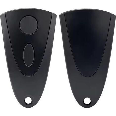 Gate Remote Control Compatible with Novoferm Novotron 502 MAX43-2 512 MIX43-2, 433.92MHz, Gate and Garage Door Remote, 2 Channels, Black, Pack of 2 (1/4)