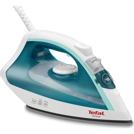 Tefal FV1710 Plancha de vapor 1800 W Capacidad del depósito de agua: 200 ml Vapor continuo: 24 g/min Potencia de vapor: 80 g/min Blanco/Verde (1/5)