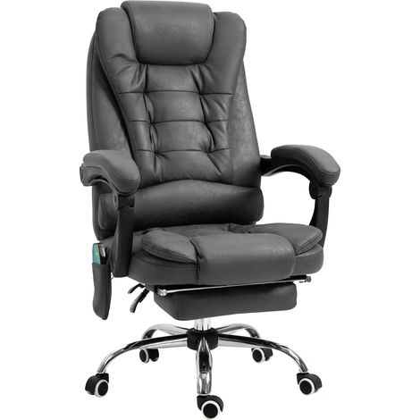 Fauteuil de bureau massant MARTY gris (1/5)