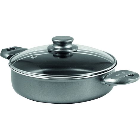 Aeternum Tegame Completo con Coperchio 24cm - Rivestimento Rinforzato Petravera