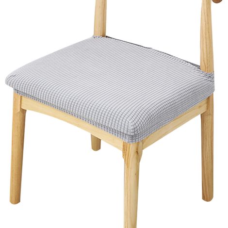 Housse De Siege De Chaise - Extensible Jacquard En Polyester Et Spandex - Pour Salle A Manger Cuisine Salon - 4 Pieces (1/5)