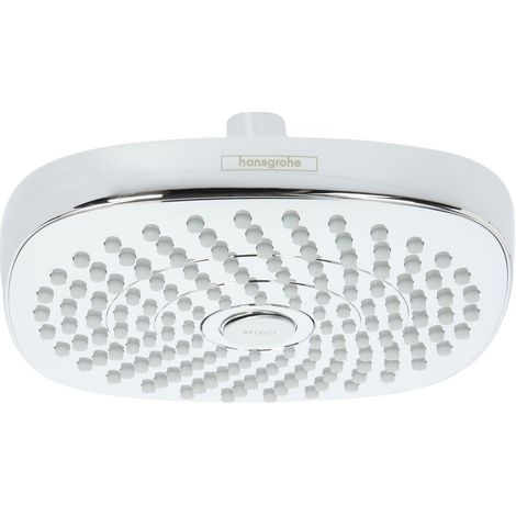 Hansgrohe Croma Select E - Rociador de ducha, 18 cm, 2 chorros, cromo 26524000