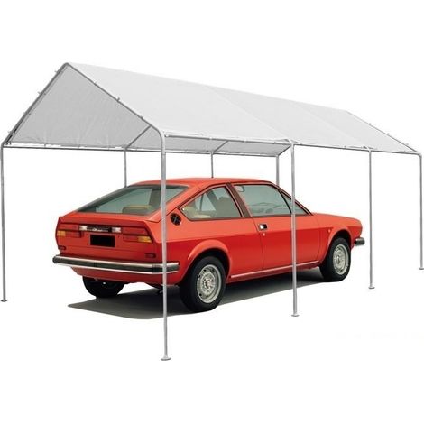 GAZEBO IN ACCIAIO CAR PARK SINGLE 300X600XH285 CM