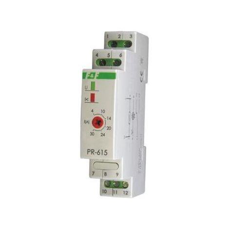Relais de priorité 4 - 30A, isolation galvanique, rail DIN Imax 16A PR-615 (1/3)