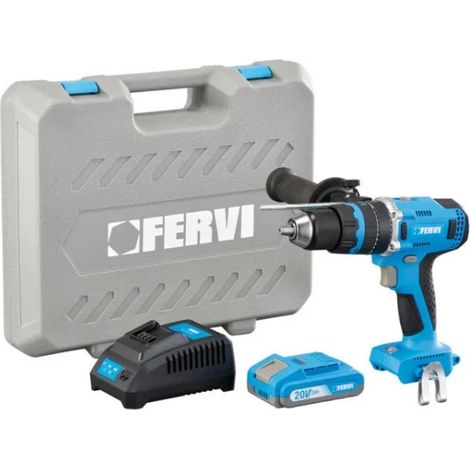 Fervi FB20ID3AB-12B Marteau perforateur sans fil et sans balai 20 V (1/2)