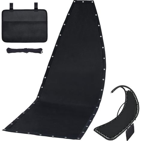 Hanging Chair Replacement Kit, Hanging Chair Rope Mesh Repair Kit with Storage Bag for Indoor/Outdoor Lounger (1/5)