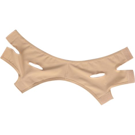 Straffende Gesichtsmaske – Anti-Doppelkinn-Stirnband für die Nacht, strafft Hals und Gesicht (1/5)