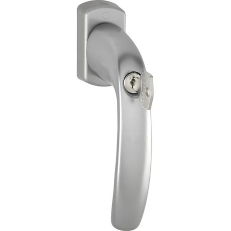 HOPPE Fenstergriff NEW YORK - Sperrzylinder, 90°, VK 7 x 40 mm, Edelstahl Effekt (1/3)