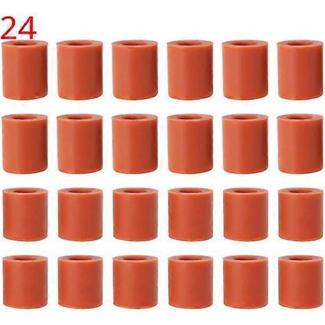 24 Stück hitzebeständige Silikon-Nivelliersäulen für 3D-Drucker, 16/18 mm Außendurchmesser, 16 mm Innendurchmesser, 4 mm (1/5)